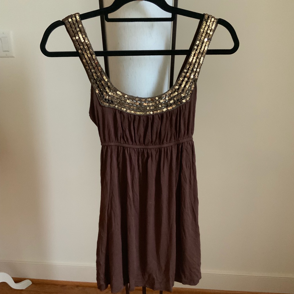 Sequin Tunic Top